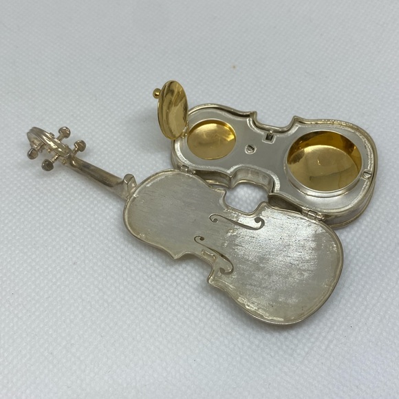 🆕 Hand made Silver and Gold Pill box ✨HP✨ - Picture 11 of 16